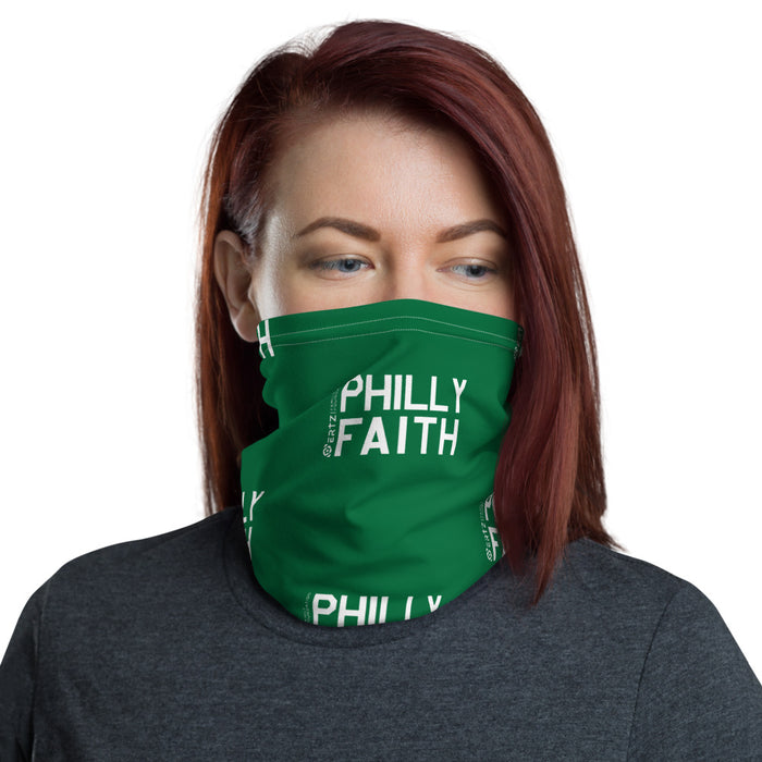 Philly Faith Face Covering (Green)