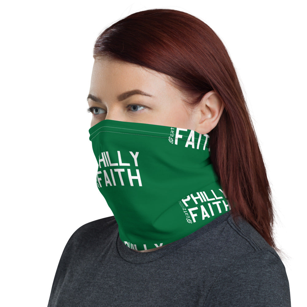 Philly Faith Face Covering (Green)