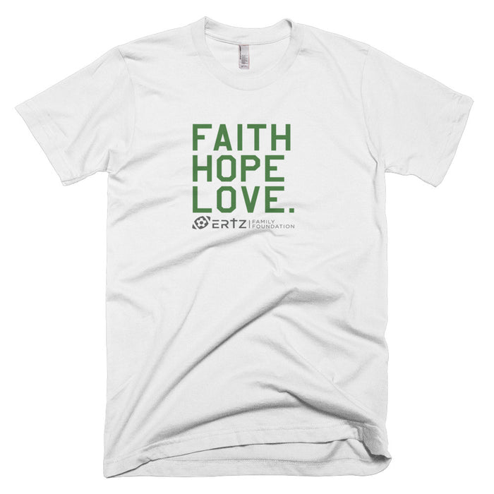 Faith, Hope, Love "Team Ertz 86" Unisex T-Shirt (White)