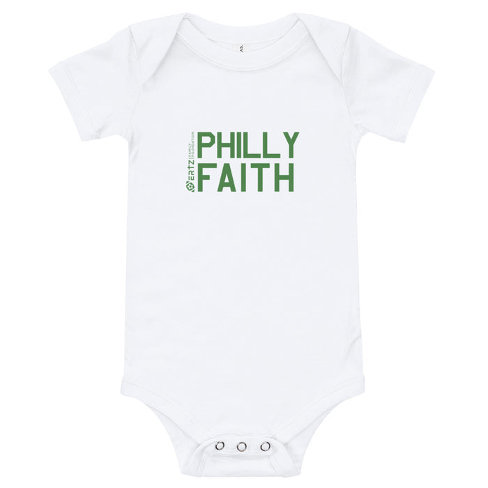 Philly Faith Baby Onesie