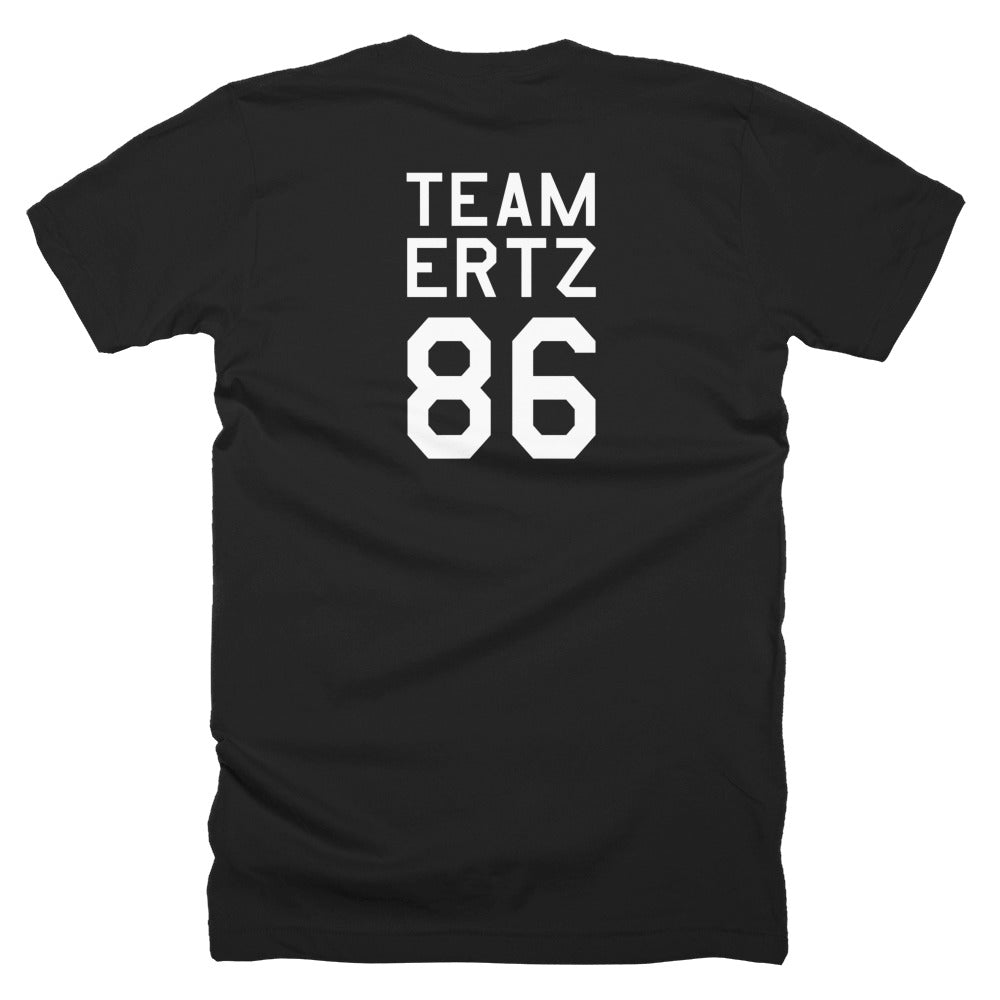 Faith, Hope, Love "Team Ertz 86" Unisex T-Shirt (Black)